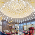 Khách sạn trang trí bong bóng sang trọng dự án lớn ánh sáng đèn chùm